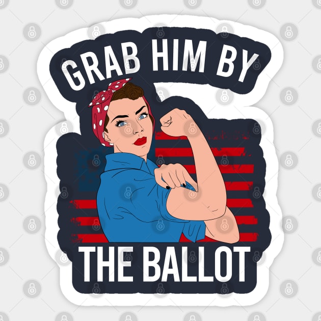 Grab Him By The Ballot 2020 Sticker by creativeKh